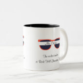 Tasse 2 Couleurs Journée de l'enseignant personnalisable (Devant droit)