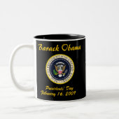 Tasse 2 Couleurs Journée du Président Barack Obama 2009 (Gauche)