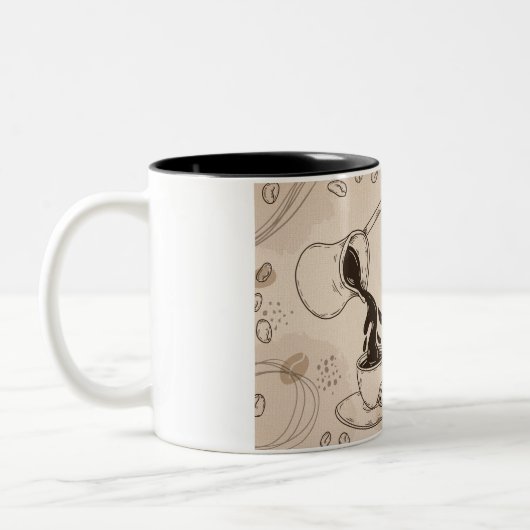 Tasse 2 Couleurs Journée internationale du café+ (Gauche)