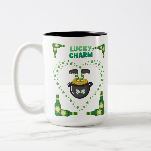 TASSE 2 COULEURS JOURNÉE ST PATRICK (Gauche)