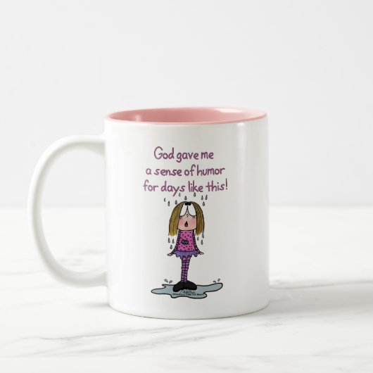 Tasse 2 Couleurs Jours pluvieux (Gauche)
