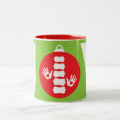 Tasse 2 Couleurs JOY Chiropractic Ornament Design (Centre)