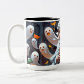 Tasse 2 Couleurs Joyeuse Chasse Fantôme ! (Gauche)