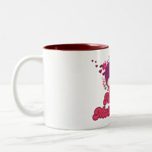 Tasse 2 Couleurs Joyeuse fête des mères Création Branchée