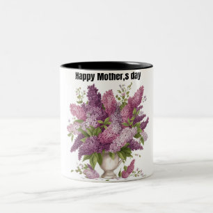 Tasse 2 Couleurs Joyeuse fête des mères mug/cadeau mignon pour mama