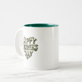 Tasse 2 Couleurs Joyeuse Fête des Pères (Devant gauche)