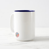 Tasse 2 Couleurs Joyeuse grenouille (Devant gauche)