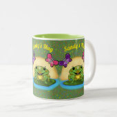 Tasse 2 Couleurs Joyeuse grenouille (Devant droit)