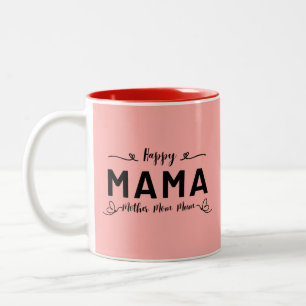 Tasse 2 Couleurs Joyeuse MAMA - Mère Maman Maman
