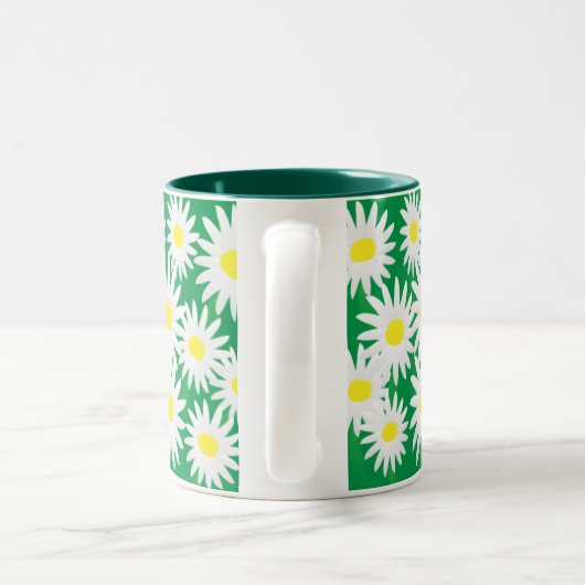 Tasse 2 Couleurs Joyeuse Marguerite (Poignée)