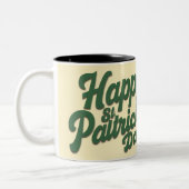 Tasse 2 Couleurs Joyeuse Saint-Patrick Cute Leprechaun (Gauche)
