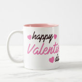 Tasse 2 Couleurs Joyeuse Saint-Valentin (Gauche)