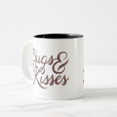 Tasse 2 Couleurs Joyeuse Saint-Valentin (Devant gauche)