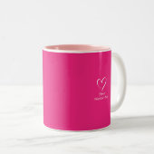 Tasse 2 Couleurs Joyeuse Saint-Valentin Pickleball Style-2 (Devant droit)