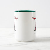 Tasse 2 Couleurs Joyeuses fêtes ! (Centre)