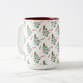 Tasse 2 Couleurs Joyeuses fêtes (Devant gauche)