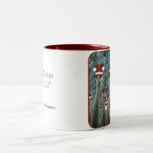 Tasse 2 Couleurs Joyeuses grues parmi nous (Centre)