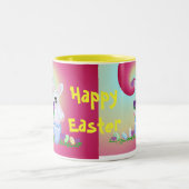 Tasse 2 Couleurs Joyeuses Pâques (Centre)