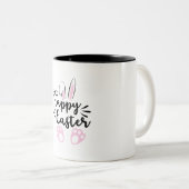 Tasse 2 Couleurs Joyeuses Pâques (Devant droit)