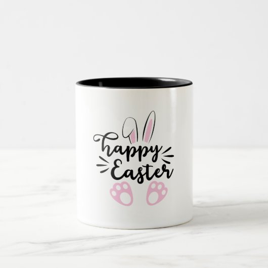 Tasse 2 Couleurs Joyeuses Pâques (Centre)