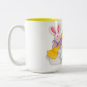 Tasse 2 Couleurs Joyeuses Pâques (Gauche)