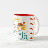 Tasse 2 Couleurs Joyeux Aïd (Devant droit)