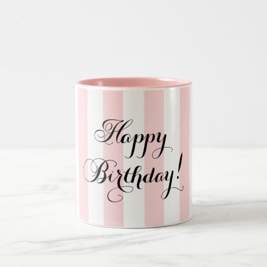 Tasse 2 Couleurs Joyeux anniversaire (Centre)