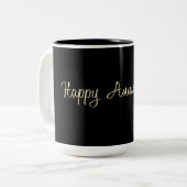 Tasse 2 Couleurs Joyeux anniversaire (Devant gauche)