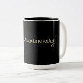 Tasse 2 Couleurs Joyeux anniversaire (Devant droit)