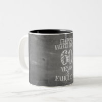 Joyeux Anniversaire - 60 Ans & Fabuleux sur tablea