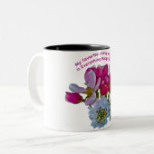 Tasse 2 Couleurs Joyeux anniversaire à ma femme (Devant gauche)