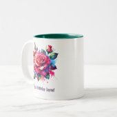 Tasse 2 Couleurs Joyeux anniversaire Jayne (Devant gauche)