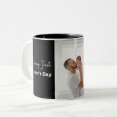 Tasse 2 Couleurs Joyeux cadeau de la fête du Premier Père (Devant gauche)