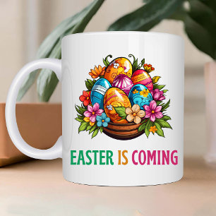 Tasse 2 Couleurs Joyeux Eggster - Chasse aux oeufs de Pâques