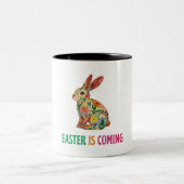 Tasse 2 Couleurs Joyeux Eggster - Oeuf de Pâques (Centre)