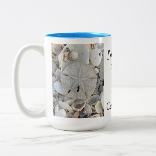 Tasse 2 Couleurs Joyeux endroit sable dollar (Gauche)