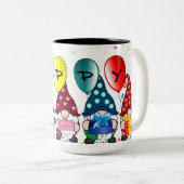 Tasse 2 Couleurs Joyeux Gnomes (Devant droit)