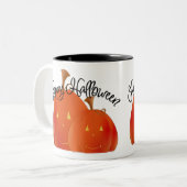 Tasse 2 Couleurs Joyeux Halloween (Devant gauche)