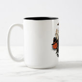 Tasse 2 Couleurs Joyeux Halloween (Gauche)