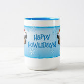 Tasse 2 Couleurs Joyeux Howliday Catahoula (Centre)
