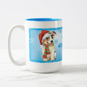 Tasse 2 Couleurs Joyeux Howlidays Jack Russell Terrier