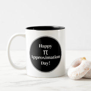Tasse 2 Couleurs Joyeux Jour d'Approximation Pi Juillet 22 Juillet