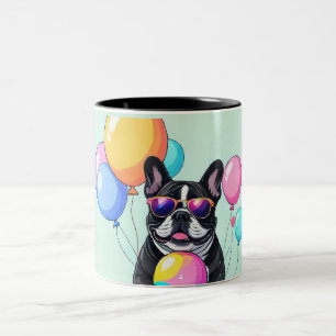 Tasse 2 Couleurs Joyeux jour de French Bulldog Bulldog français
