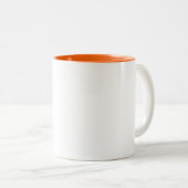 Tasse 2 Couleurs Joyeux lapin de Pâques (Devant droit)