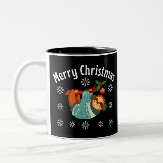 Tasse 2 Couleurs Joyeux Noël (Gauche)