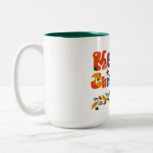 Tasse 2 Couleurs Joyeux Noël (Gauche)