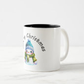 Tasse 2 Couleurs Joyeux Noël (Devant droit)