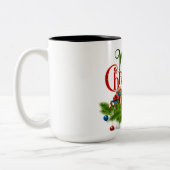 Tasse 2 Couleurs joyeux noël (Gauche)