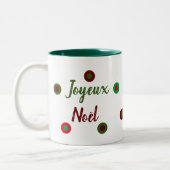 Tasse 2 Couleurs Joyeux Noël (Gauche)