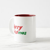 Tasse 2 Couleurs Joyeux Noël (Devant gauche)